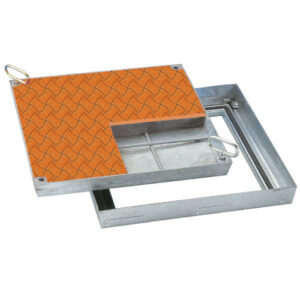 Schachtabdeckung für Natursteine