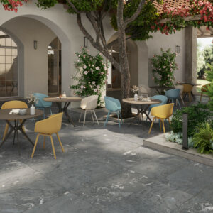 Fliese schwarz terrasse