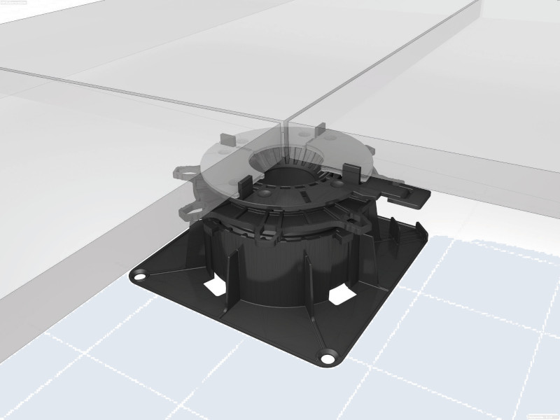 Fliesenunterlage verstellbar